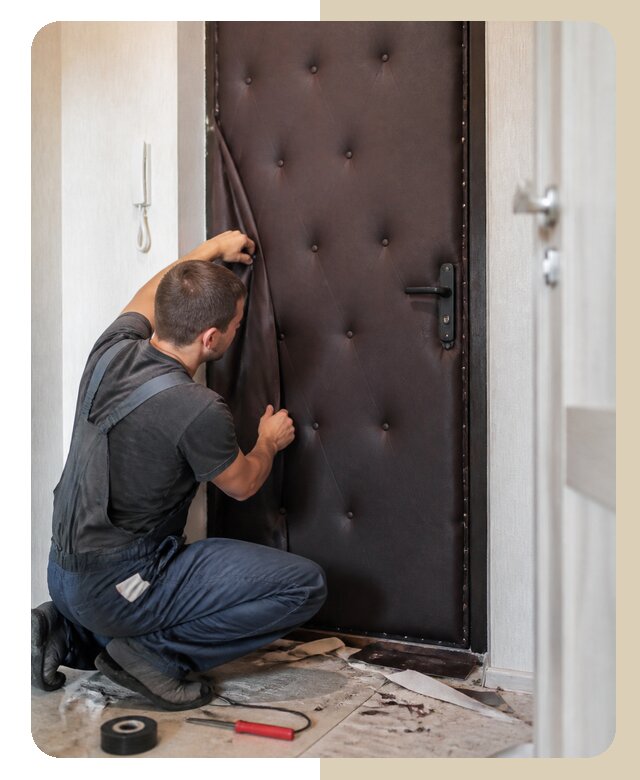 Обивка входной двери в Прокопьевске по цене от 5685 р. | ДвериЛегко-Прк