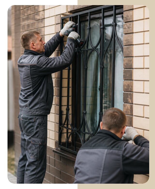 Установка решеток в дом в Прокопьевске по цене от 3618 р. | ДвериЛегко-Прк
